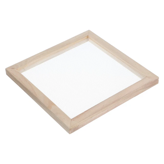 PRETYZOOM Cadre En Bois Paulownia Pour Fabrication Papier DIY - Moule Artisanal A4 Pour Enfants Et Créatifs