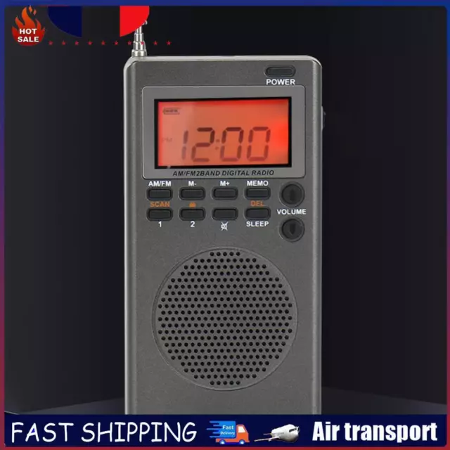 AM FM Portable Radio Personal Radio Built-in Speaker Battery Operated Convenient