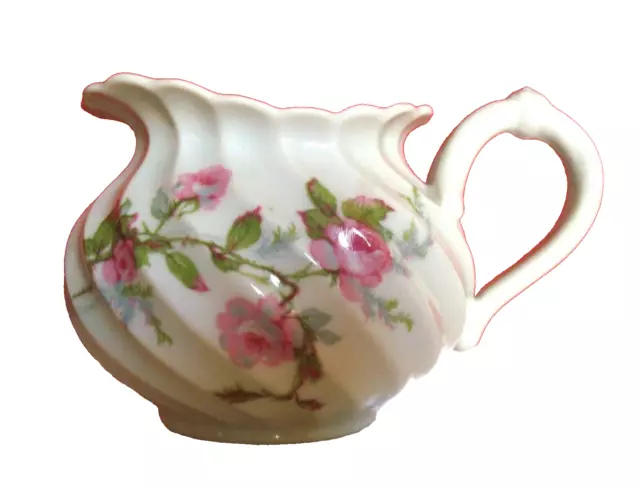 Crémier Porcelaine de Limoges Haviland Sylvie torse Roses Ø 9 cm