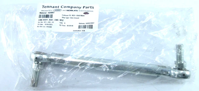 Tennant & Nobles - Rod End Link Assembly - 1026007 - Link Assy, Rod-End, M12