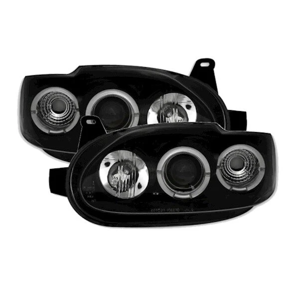 2 FEUX PHARE Avant Angel Eyes Led Pour Ford Escort 7 De 02/1995 A 08/ ...