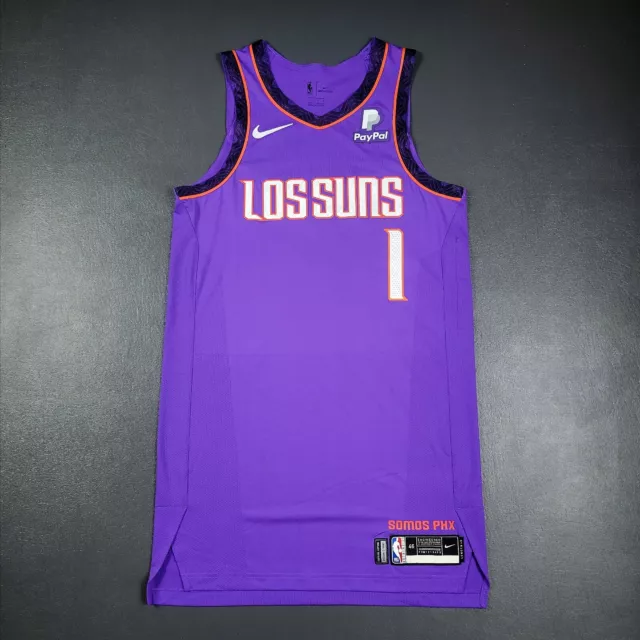 100% Authentic Devin Booker Nike 2019 Phoenix Los Suns Team Issued Jersey 46+6