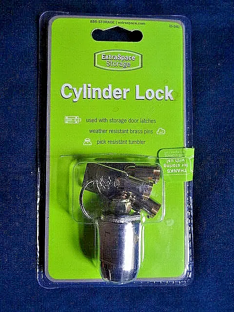 Cylinder Lock with 3 Tubular Keys  by Extra Space Storage
