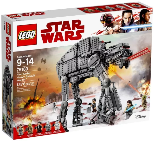 LEGO 75189 Star Wars First Order Heavy Assault Walker NEUF, Scéllé