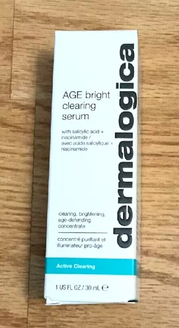 Dermalogica Age Bright Clearing Serum 1 oz Brightening/Skin-Defense New & Sealed