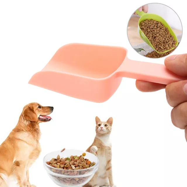 1Pc Pet Feeding Shovel Cat Food Scoop Cat Dog Spoon Plastic Shovel Pet Fee-wf_wf