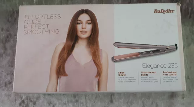 Babyliss 2198pu elegance pro 235 hair straightener cheap