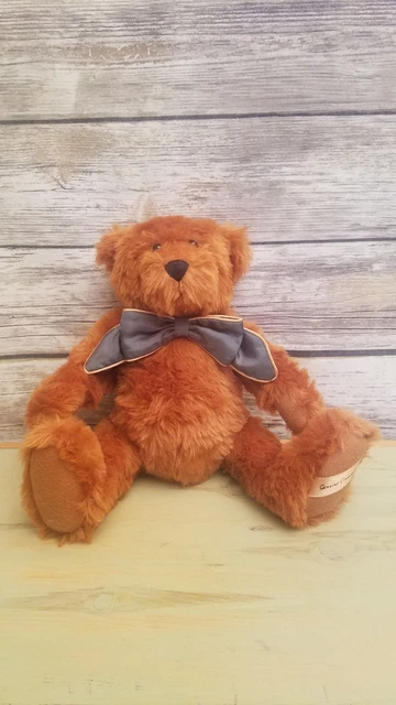 Genuine Cinnamon Bear Jointed Plush Teddy Bear Artist Barbara Ferrier 1998 ADG