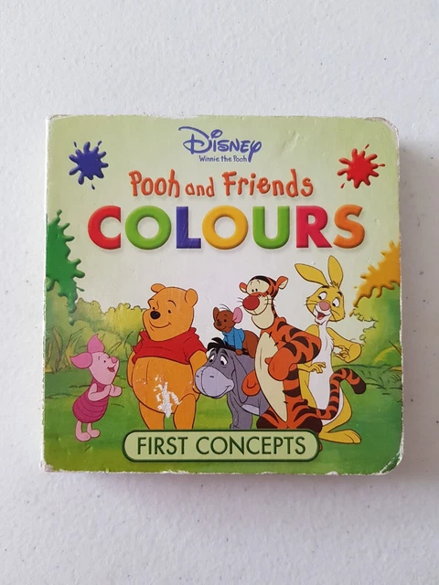 FIRST CONCEPTS BOARD Book - Disney Winnie-The-Pooh And Friends Colours ...