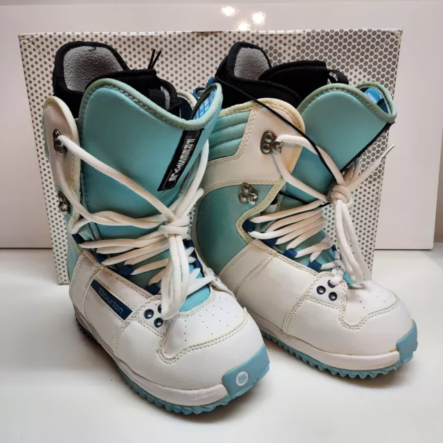 New Burton Freestyle Women's Snowboard Boots Size US 6 Snowboarding White/Alpine 2