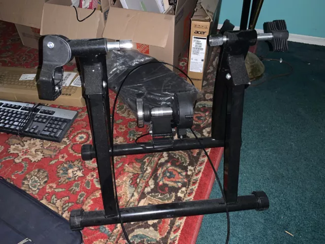 Bike Trainer, Magnetic Bicycle Stationary Stand, 26-29" & 700C Wheels