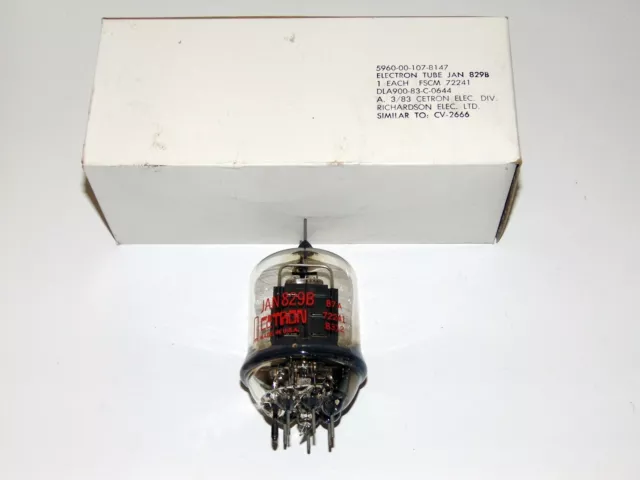 CETRON - ENE 829B - Tubo Vintage Tube - NOS - de 3/1983