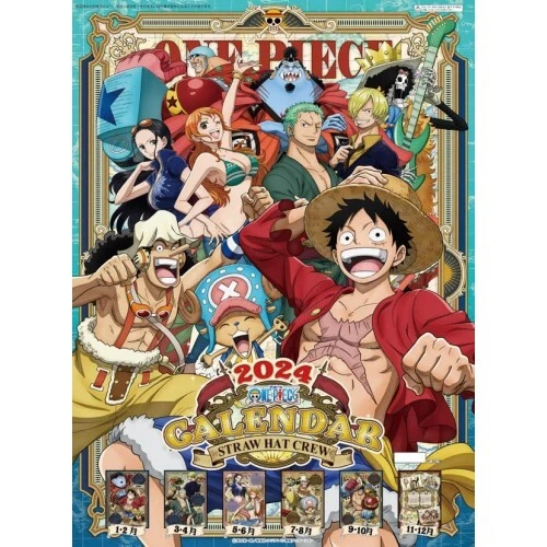WALL CALENDAR 2024 Japan One Piece Anime Manga Comic Toei Animation A2
