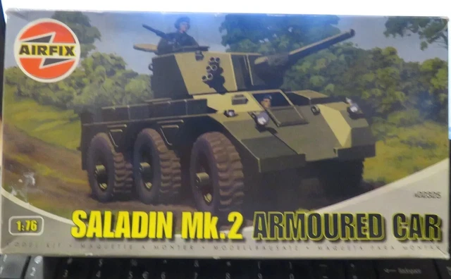 SALADIN MK.2 ARMOURED Car 1/76 Scale (AIRFIX) - unboxed but bagged - 1 ...