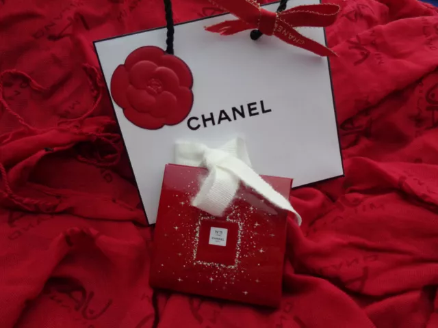 Chanel L'Eau No 5 Miniatur Rot 2018 Limitierte Edition mit Chanel Tüte selten