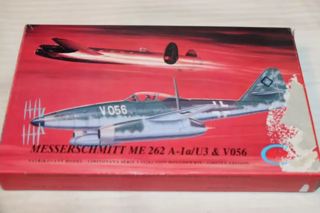 1/72 Scale MPM, Messerschmitt ME 262 A-1a/U3 Jet Model Kit #72113 BN Open Box