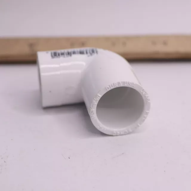 Dura Schedule 40 Slip Elbow Adapter Fitting PVC White 1/2" FPT x 1/2" 407-005