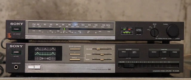 Amplificateur intégré + Tuner  SONY TA-EX660 + ST-EX770  Eléments