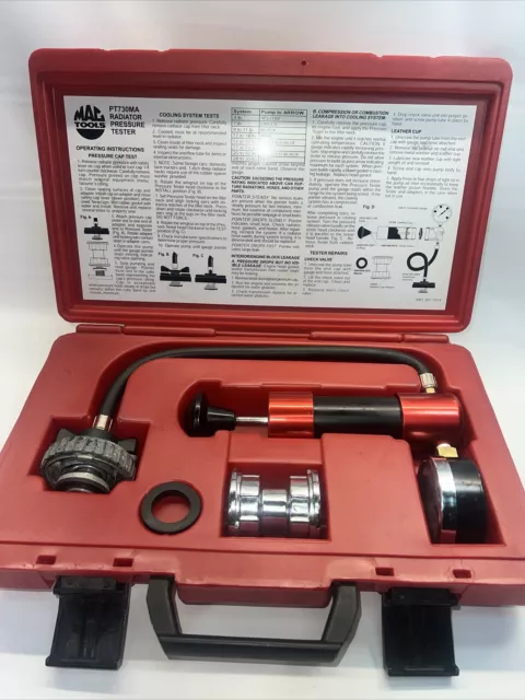 Mac Tools PT730MA Radiator Pressure Tester Read