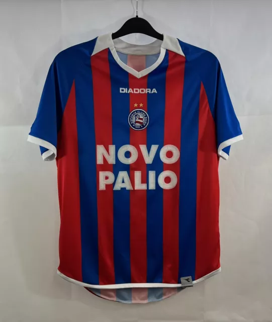 Esporte Clube Bahia Away Fußball Shirt 2007 Erwachsene Medium Diadora G631