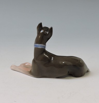 ROSENTHAL HIGHLIGHT SELTENER Hund Rehpinscher mit Ball Entw. F.DILLER