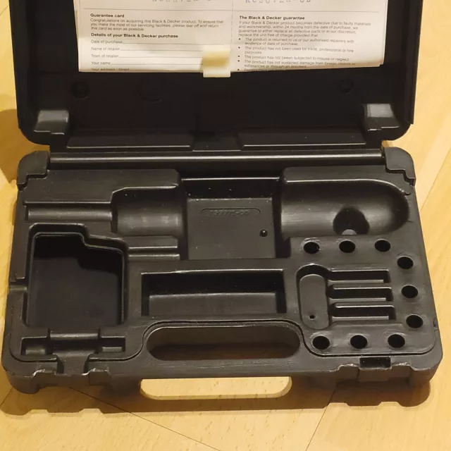 BLACK AND DECKER KC9072 Cordless Screwdriver Carry Case Only VGC 9.99 PicClick UK