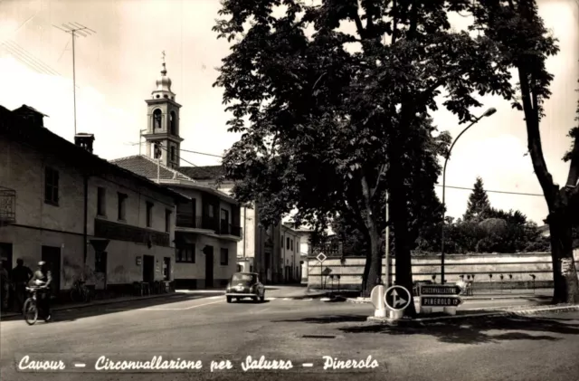 Torino Cavour circonvallazione per Saluzzo auto epoca F. Grande  spedita