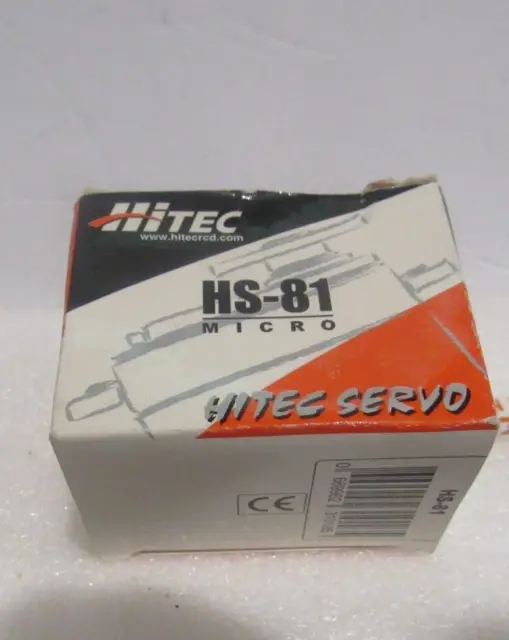 HS-81 Hitec RC Micro  Ball Bearing Servo Metal Gears  New Old Stock