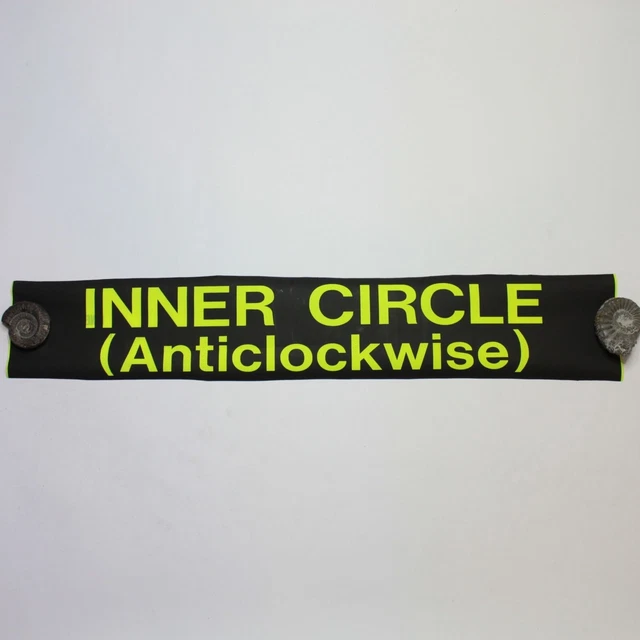 Inner Circle gegen den Uhrzeigersinn Bus Jalousie Ziel Vintage 1994 Birmingham Midland