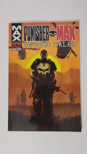 RARE - OOP - MARVEL COMICS - PUNISHER MAX UNTOLD TALES Collected #'s 1-5 TPB