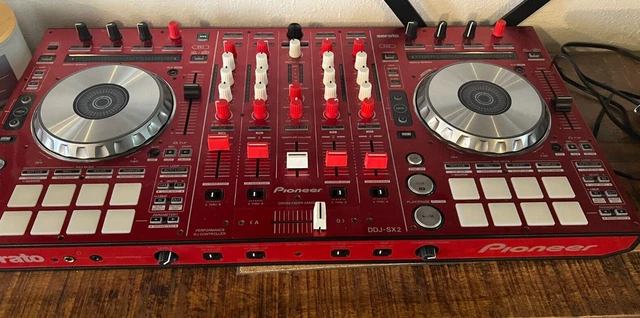 Pioneer DDJ SX-2 Limited Edition Red 4 Channel Mixer + ProX Flight Case +DustCvr Pioneer DDJ SX-2 Limited Edition Red 4 Channel Mixer + ProX Flight Case +DustCvr