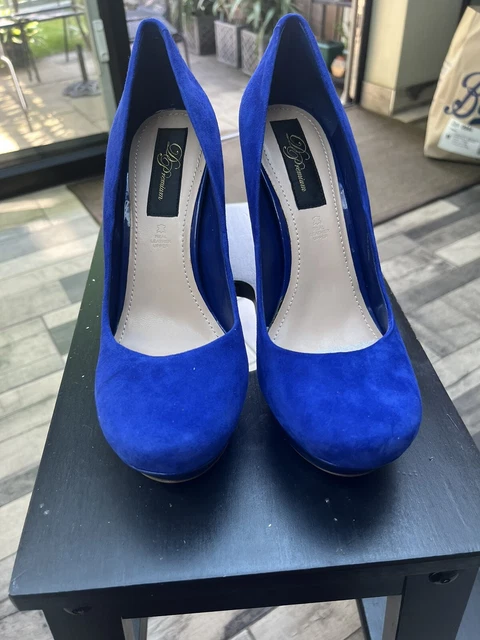 Talons Hauts Bleus Femmes 12 Cm - Taille 7.5, Neufs Sans Emballage, Marque Shoe Dazzle
