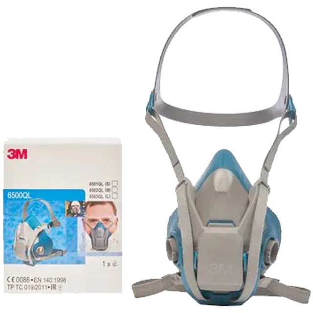 Respiratore Semi Facciale 3M Riutilizzabile Attacco Filtri a Baionetta 6500QL