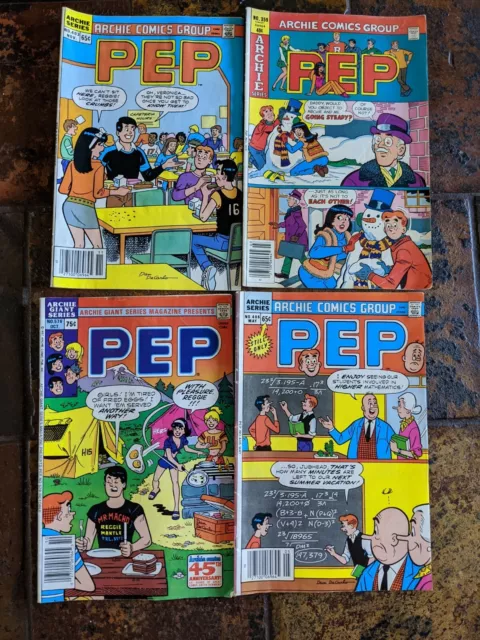 Lot Of 10 Pep Archie Comics