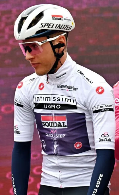 Maglia bianca rain Castelli Giro d'italia Van Wilder Quick Step Tour vuelta Tour 2