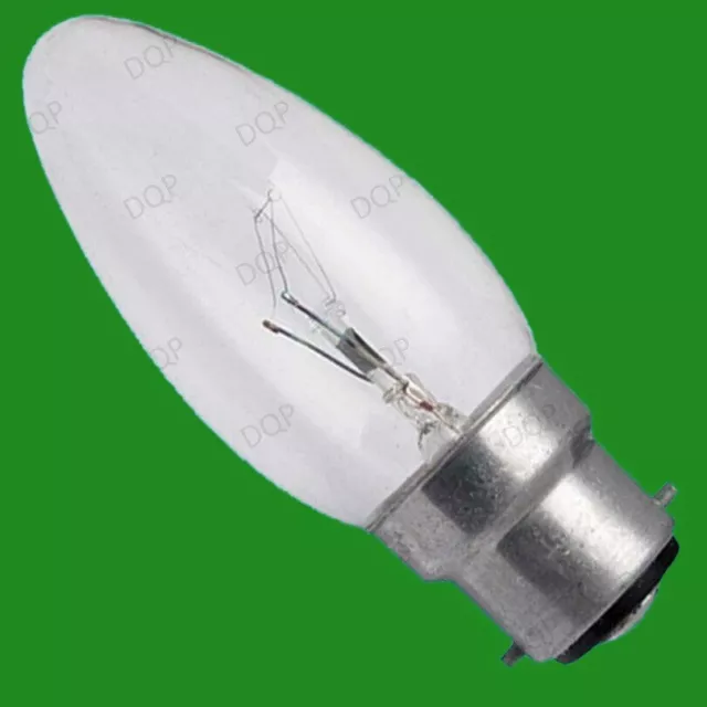 18x 40W DURCHSICHTIGE KERZE WOLAM FILAMENT GLÜHBIRNEN BAJONETT BC, B22 DIMMBARE LAMPE