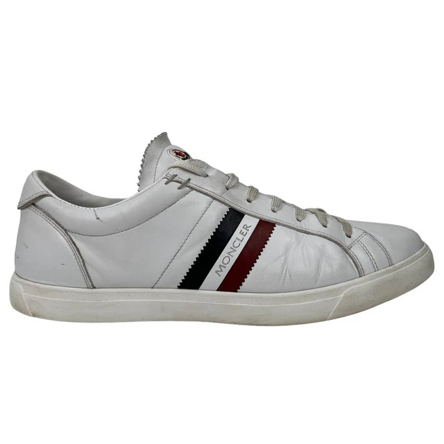 MONCLER MEN S LA Monaco Low Trainers White Size EU 45 UK 11 95.00 PicClick UK