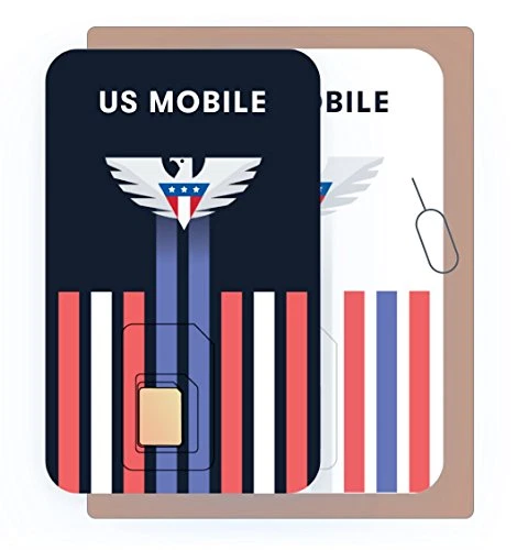 US Mobile Prepaid Mini Micro Nano SIM Card Custom Plans GSM Super LTE Networks