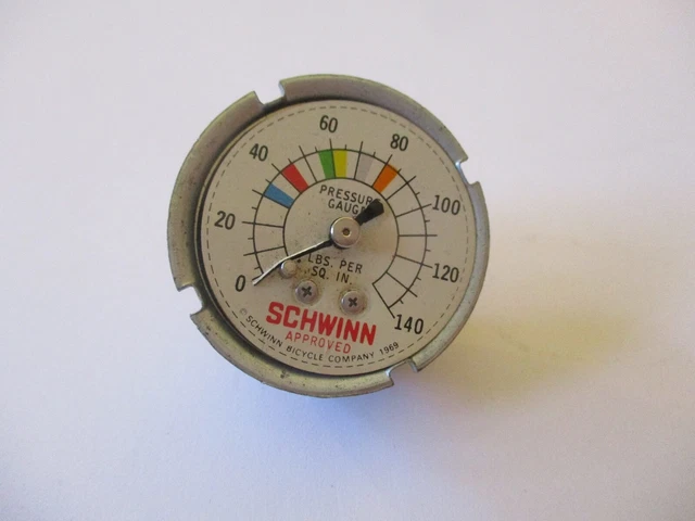 Vintage Schwinn Tire Pressure Gage Stingray Krate Paramount Phantom Fastback Vintage Schwinn Tire Pressure Gage Stingray Krate Paramount Phantom Fastback