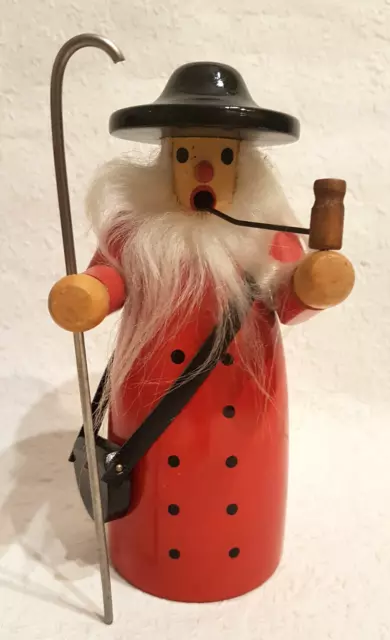 ✨ Vintage Schäfer / Hirte Holz Räuchermännchen ca. 18 cm