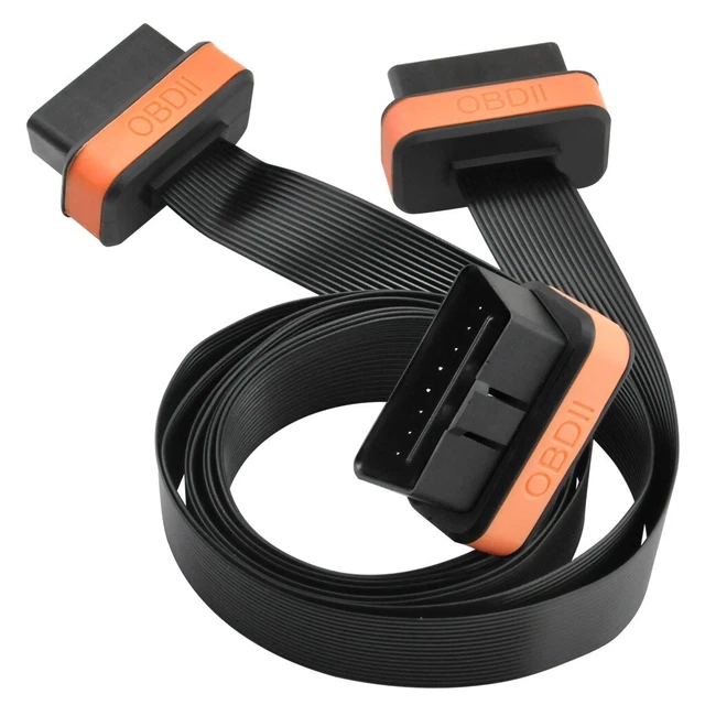 1M 3.3FT OBD-II OBD2 EOBD Car Diagnostic Extension Cable All 16 Pins Wired Cord