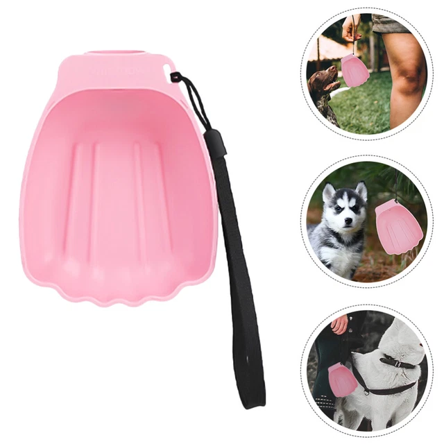 2 Pcs Plastic Pet Water Fountain Travel Dog Waste Bag Dispenser