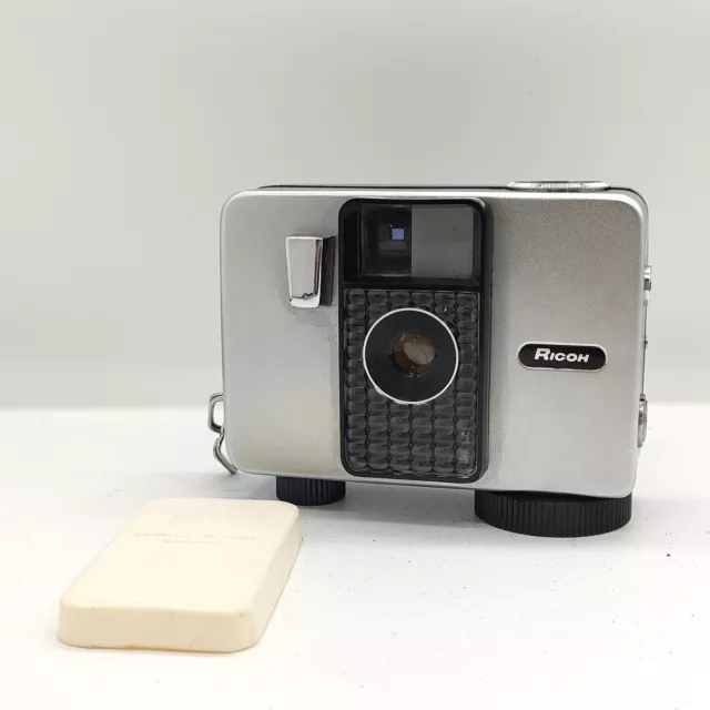 Ricoh Auto Half Silver Rangefinder Half Frame 35mm Film Camera - AS IS”