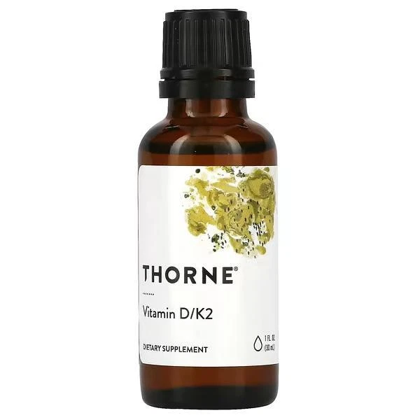 THORNE RESEARCH, VITAMIN D + K2 Liquid, 30ml £35.33 PicClick UK