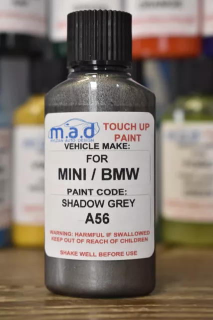 M.A.D BMW Shadow Chrome A56 ALLOY WHEEL Retouche Peinture Kit 30ML Curb Rayure