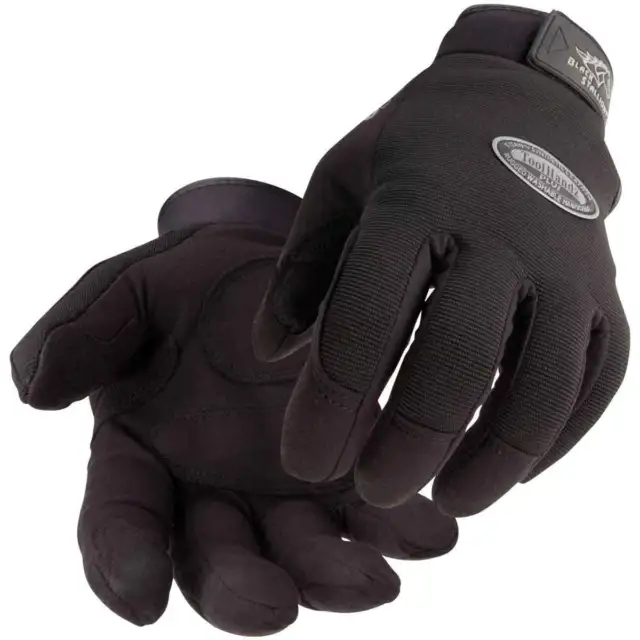 Black Stallion ToolHandz 99PLUS-BLK Mechanics Glove Large