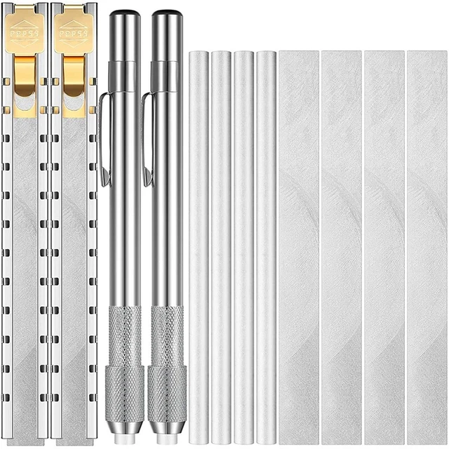 Supporto pietra ollare matita rotonda piatta alluminio saldatura stabilimento P1C4