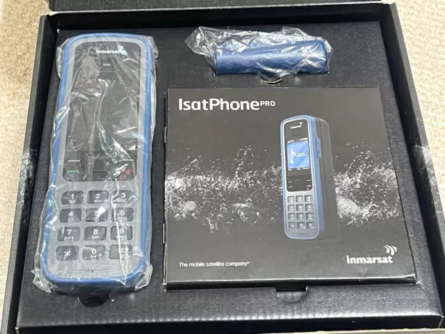 Inmarsat IsatPhone Pro Mobile Wireless Satellite Phone Lightly Blue W/ Box