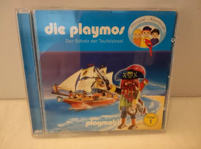 Playmobil Hörspiel CD "die Playmos - Der Schatz der Teufelsinsel" ab 5 Jahren