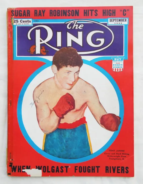 The Ring Boxing Magazinr  September 1945